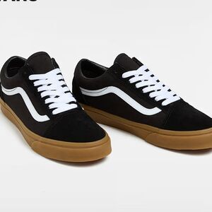 Vans Black and White Sneakers